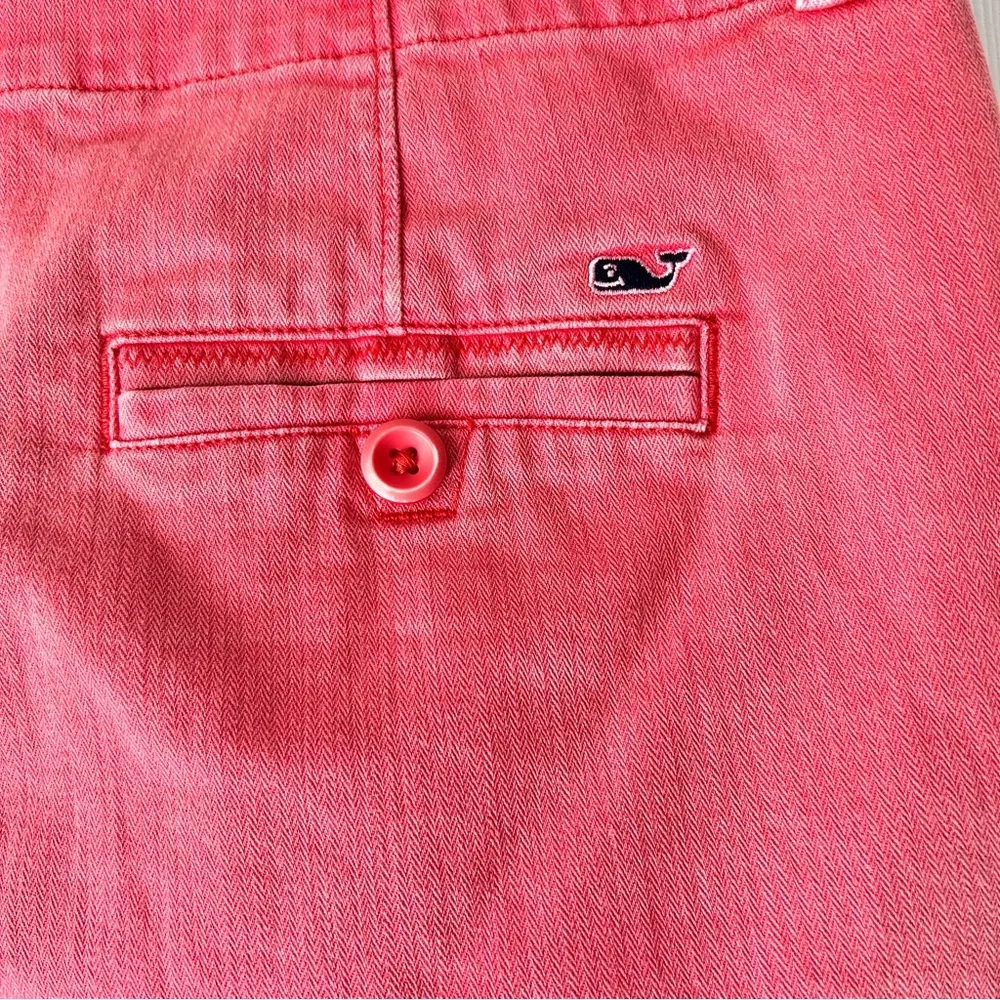 Vineyard Vines Coral Denim Shorts